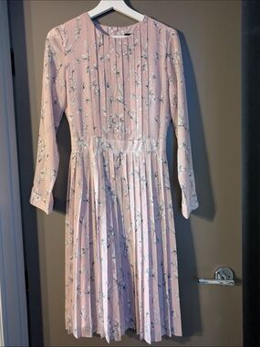Marks & Spencer Pink Floral Midi Dress